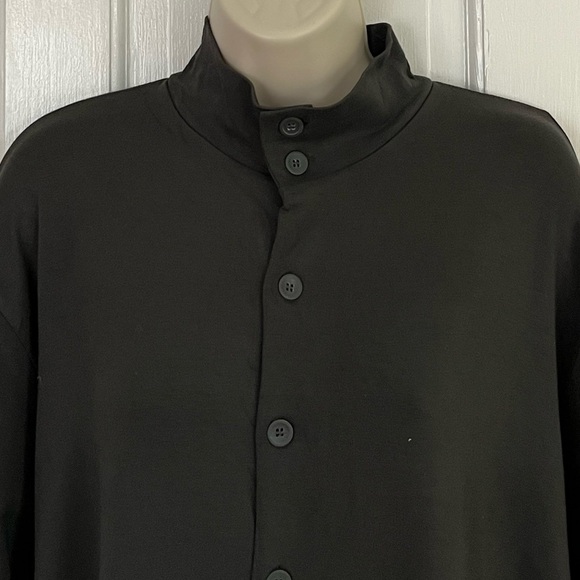 Gianfranco Ferre for KoreanAir Night Shirt Button Front Mandarin Collar XXL - Picture 2 of 14
